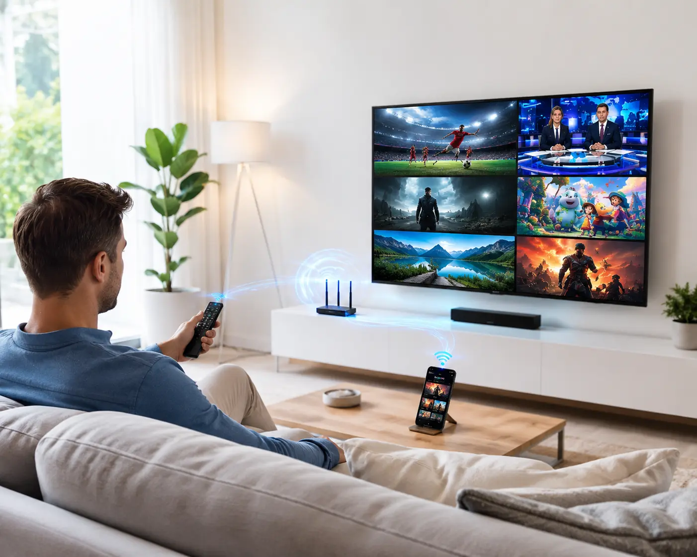 How IPTV works: streaming over the internet on Smart TV and mobile devices